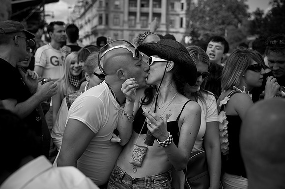 Kissing Ravers
