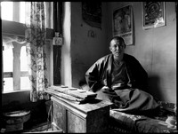Monk in his Room